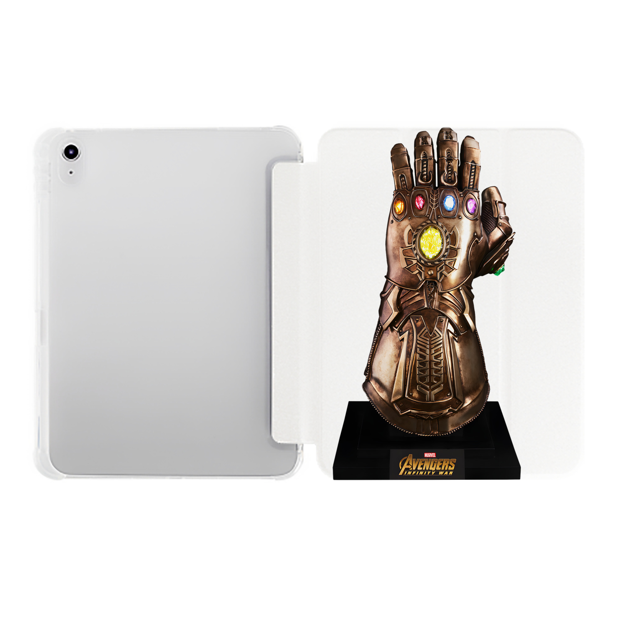 （画像用） アベンジャーズ The Avengers IPad ケース ペン収納付き 三つ折りスタンド PUレザー×シリコン 対応機種9.5/10.5/10.9インチ